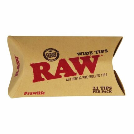 21 Pre Rolled Tips per pack Raw