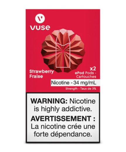 vuse strawberry x2 pods 1900 puffs