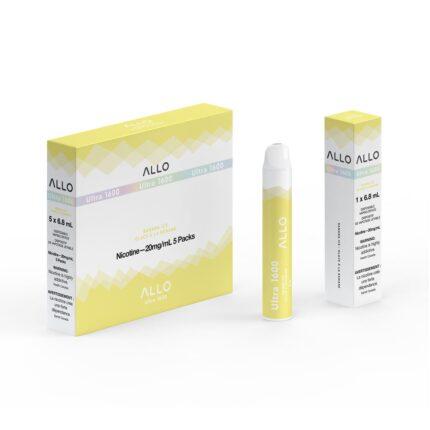 Allo ultra 1600 puffs banana ice disposable vape