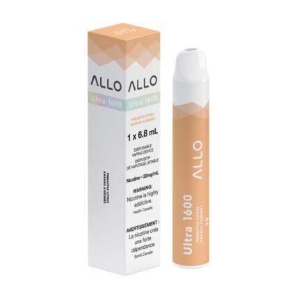 Allo ultra 1600 puffs disposable vape pineapple citrus