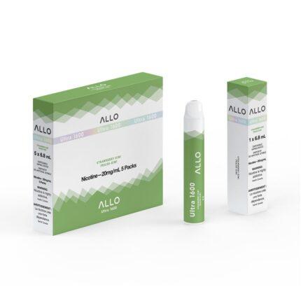 Allo ultra 1600 puffs disposable vape strawberry kiwi