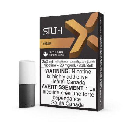 Stlth pods 3x2 mL Cubano Nic 20mg per mL