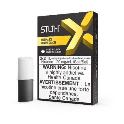 Stlth pods Banana Ice 3x2 mL Nic 20mg per mL