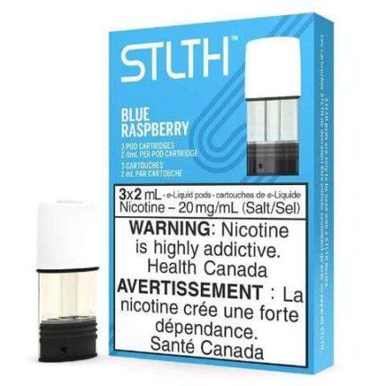 Stlth pods Bold blue raspberry 3x2 mL Nic 20mg per mL