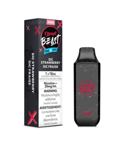 beast sic strawberry 4000 puffs