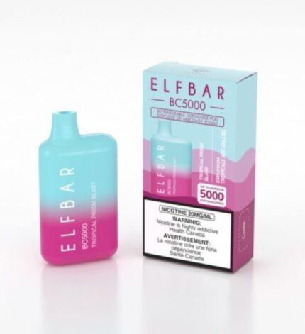 elfbar bc 5000 puffs tropical prism blast