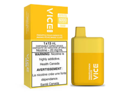 Vice pineapple peach mango ice 13mL 6000 puffs Nic 20mg