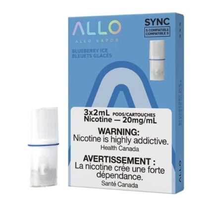 allo blueberry ice 3x2mL 20mg pods