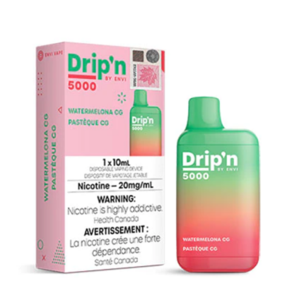 dripn watermelona CG 13mL 5000 puffs 20g Nic