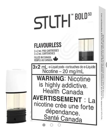 stlth bold pods flavorless 3x2 mL