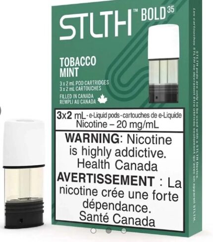 stlth tobacco mint bold 3x2mL pods