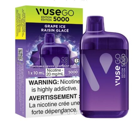 vuse go 5000 puffs grape ice