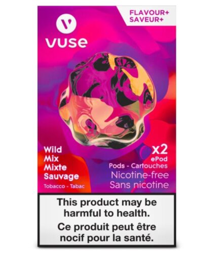 vuse wild mix nicotine free x2 pods 1