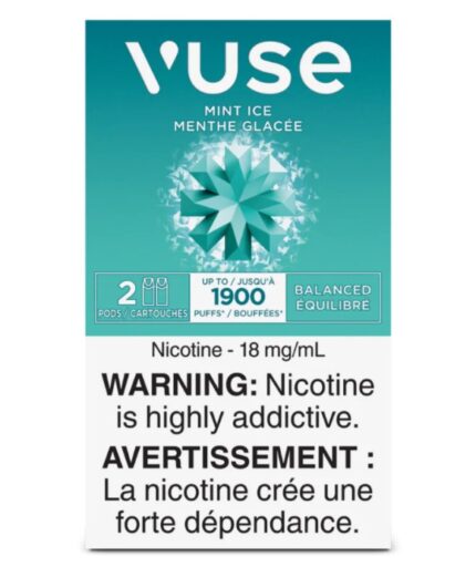 Vuse mint ice x2 pods nic 18mg