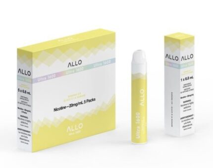 allo 1600 puffs banana ice