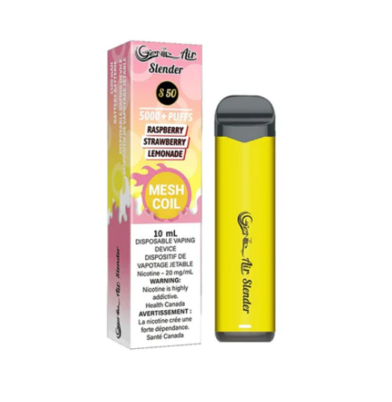 genie air slender 5000 puffs raspberry strawberry lemon