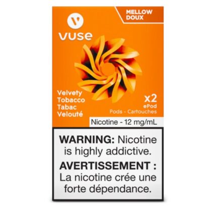 velvety tobacco vuse x2 pods nic 12mg