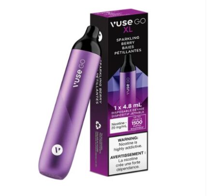 vuse go XL sparking berry 1x4.8mL 1500 puffs 29g