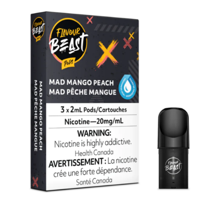 beast pods 3x2mL mad mango peach