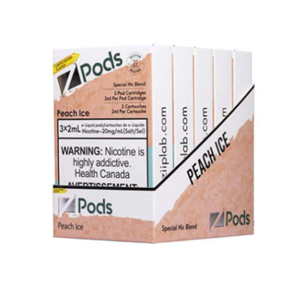 peach ice zpods 3x2mL