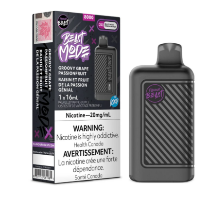 beast groovy grape passionfruit 8000 puffs