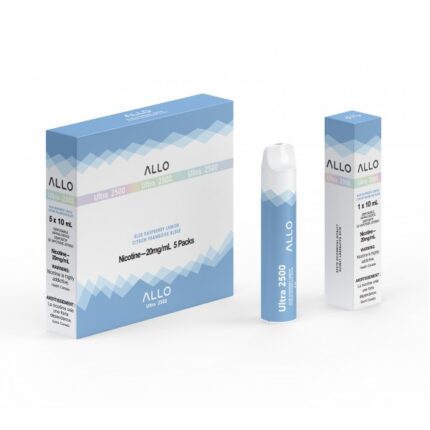 allo ultra blue raspberry lemon 2500 puffs