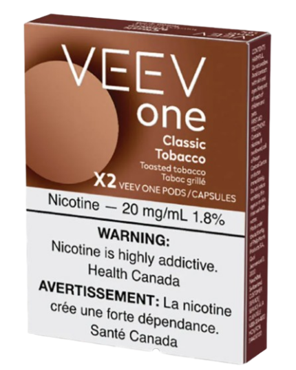 veev one classic tobacco pods x2