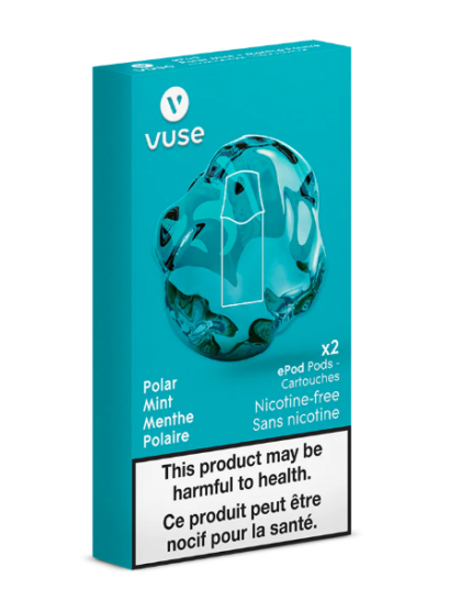 vuse polar mint x2 pods nicotine free