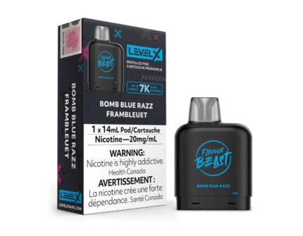 7k bomb blue razz beast Pods 14mL