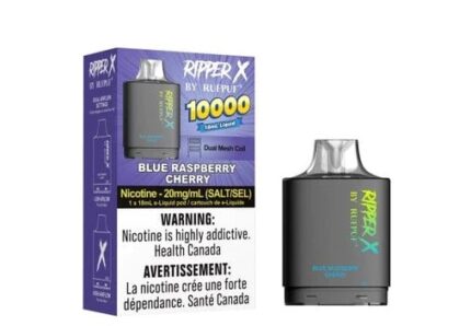 Ripper X 10000 pod blue raspberry cherry by rufpuf