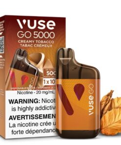 Vuse 5000 creamy tobacco disposable vape