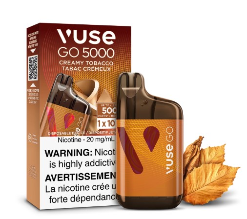 Vuse 5000 creamy tobacco disposable vape