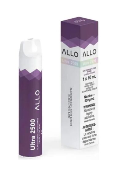 allo ultra 2500 blackcurrant lychee berries disposable vape