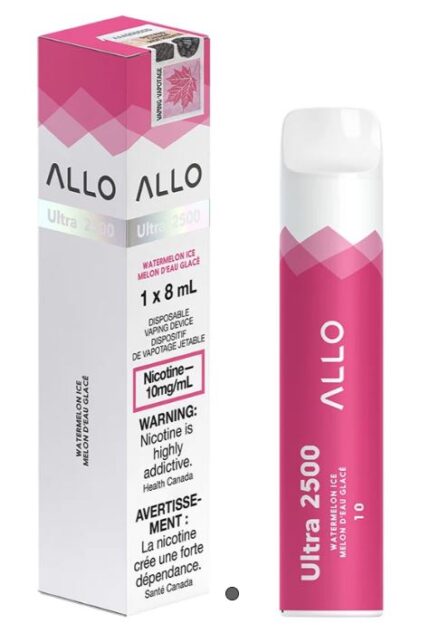 Allo ultra 2500 watermelon ice disposable