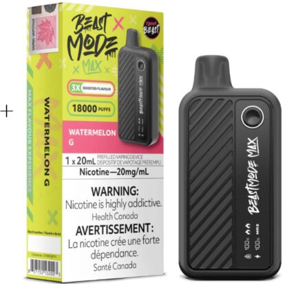 Beast mode max 18k watermelon G disposable vape