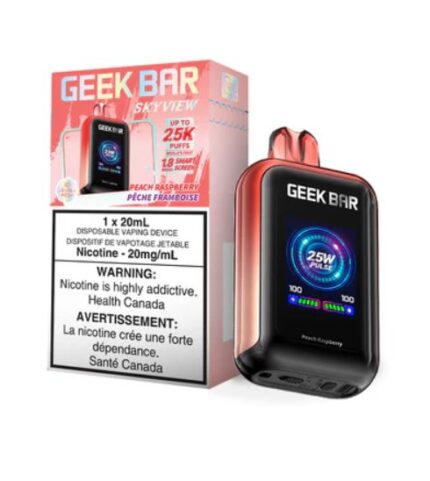 Geek bar 25k puffs peach raspberry