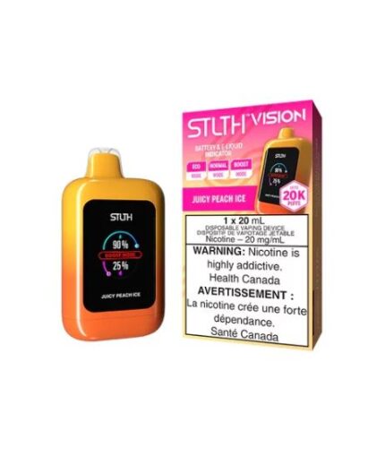 Stlth 20k juicy peach ice disposable