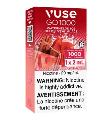 Vuse go 1000 puffs watermelon disposable vape