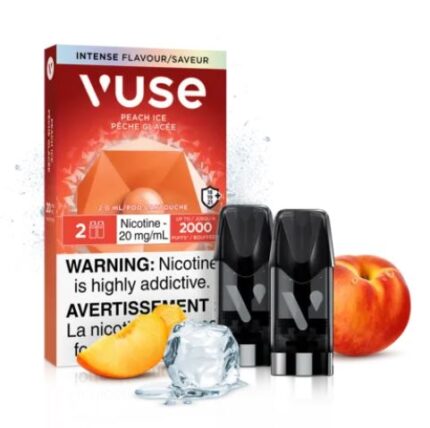 Vuse pods peach ice E liquid