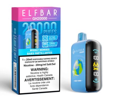 Elfbar wiggly berries 20000 puffs disposable vape