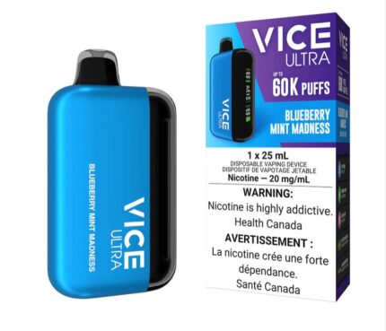 60k Vice ultra blueberry ming madness disposable vape