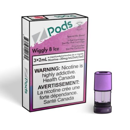 Zpods wiggly B ice 3x2mL salt ice