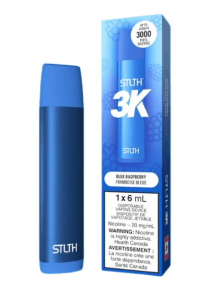 stlth 3l b;lue raspberry disposable vape