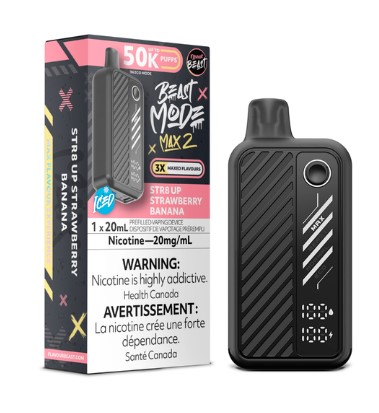 Beast-mode-max2-Str8-up-strawberry-Banana-50k-disposable