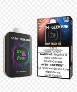 Stlth Geek bar Juicy peach 80k 30mL disposable