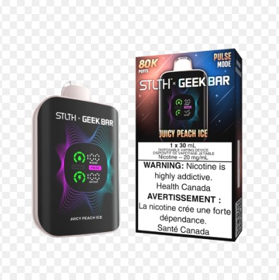 Stlth Geek bar Juicy peach 80k 30mL disposable