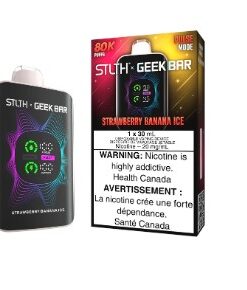 Stlth Geek Bar Strawberry Banana Ice 80k