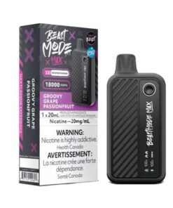 Beast mode 18000 groovy grape passionfruit disposable vape