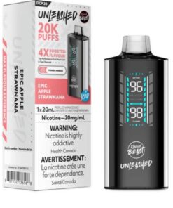 Flavor beast unleashed 20K Epic apple peach 4x boosted flavor disposable